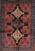 Machine Washable Traditional Brown Rug, wshtr43