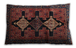 Traditional Classic Rectangular Brown Lumbar Throw Pillow, 13 inch by 19 inch, lbtr43