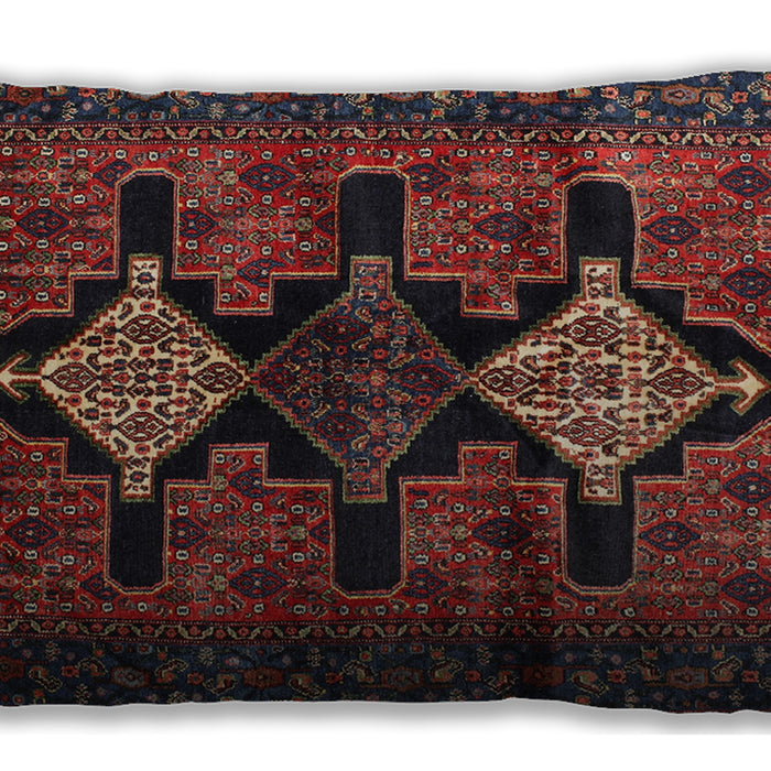 Traditional Classic Rectangular Brown Lumbar Throw Pillow, 13 inch by 19 inch, lbtr43