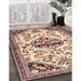 Machine Washable Traditional Chestnut Brown Rug in a Family Room, wshtr4400