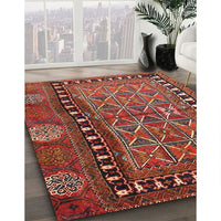 Traditional Rust Pink Persian Rug, tr4401