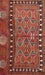 Machine Washable Traditional Rust Pink Rug, wshtr4401