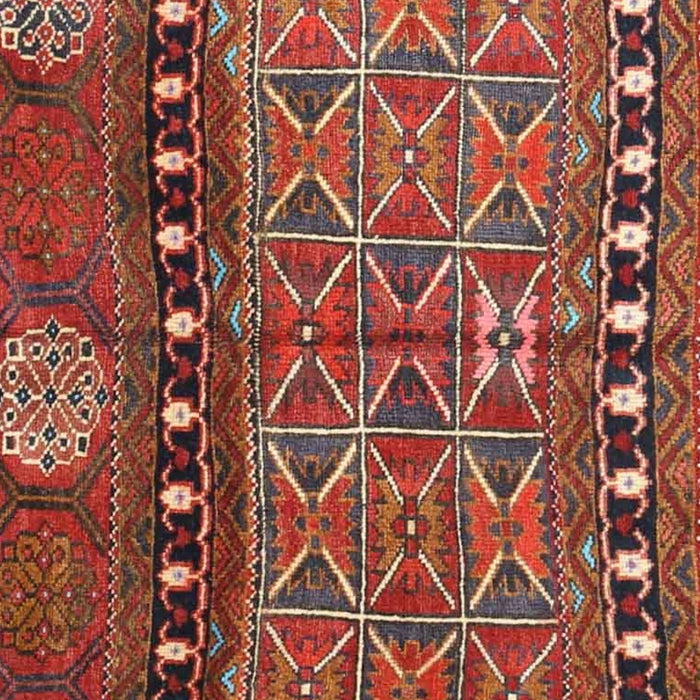 Machine Washable Traditional Rust Pink Rug, wshtr4401