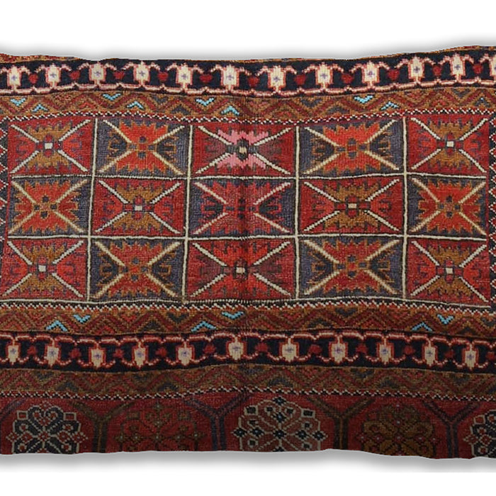Traditional Classic Rectangular Rust Pink Lumbar Throw Pillow, 13 inch by 19 inch, lbtr4401