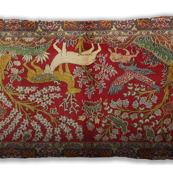 Traditional Classic Rectangular Peru Brown Lumbar Throw Pillow, 13 inch by 19 inch, lbtr4402