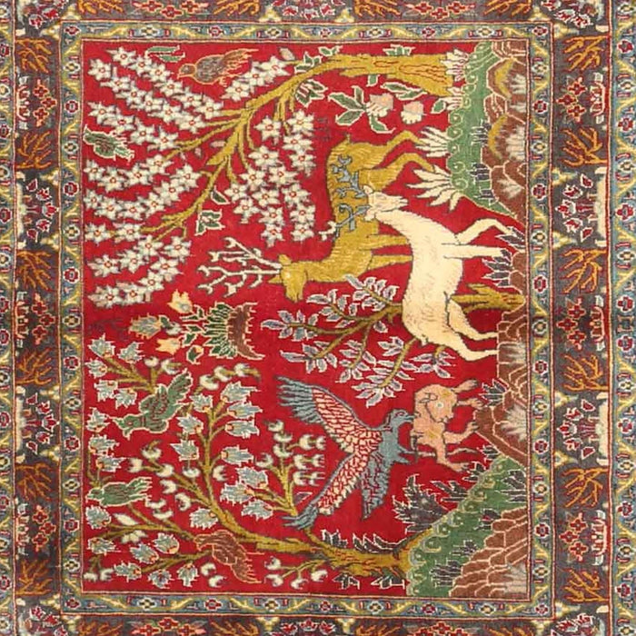 Machine Washable Traditional Peru Brown Rug, wshtr4402