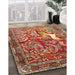 Traditional Brown Persian Rug in Family Room, tr4402