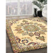 Machine Washable Traditional Brown Gold Rug in a Family Room, wshtr4403