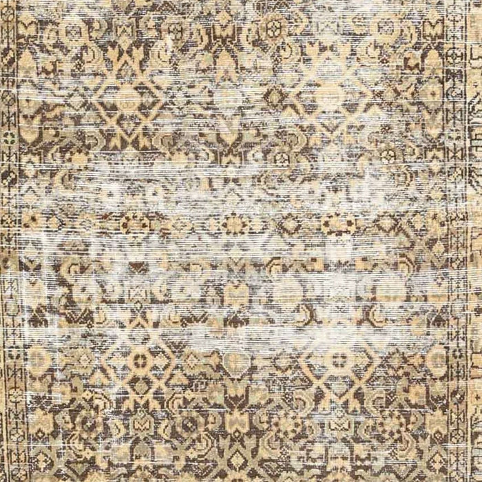Traditional Dark Almond Brown Persian Rug, tr4404
