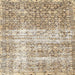 Square Traditional Dark Almond Brown Persian Rug, tr4404