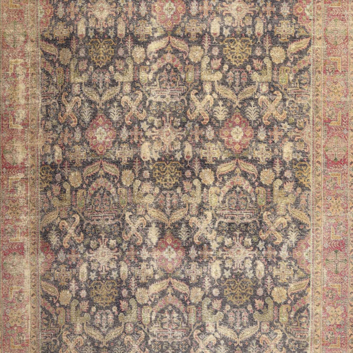 Machine Washable Traditional Dark Gold Brown Rug, wshtr4406