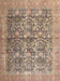 Traditional Dark Gold Brown Persian Rug, tr4406