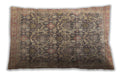 Traditional Classic Rectangular Dark Gold Brown Lumbar Throw Pillow, 13 inch by 19 inch, lbtr4406