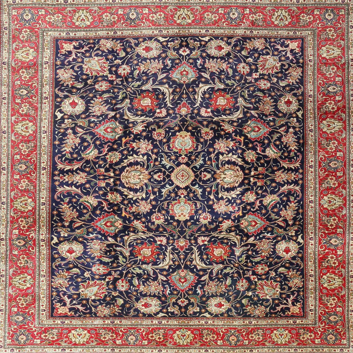 Square Traditional Red Persian Rug, tr4407