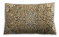 Traditional Classic Rectangular Brown Lumbar Throw Pillow, 13 inch by 19 inch, lbtr4411