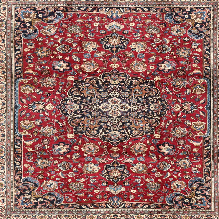 Square Traditional Red Persian Rug, tr4414