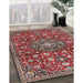 Machine Washable Traditional Tomato Red Rug in a Family Room, wshtr4414