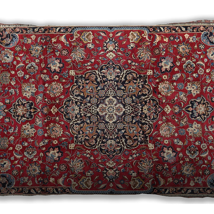 Traditional Classic Rectangular Tomato Red Lumbar Throw Pillow, 13 inch by 19 inch, lbtr4414