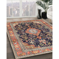 Traditional Red Brown Persian Rug, tr4416