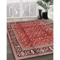 Traditional Light Copper Gold Persian Rug, tr4417