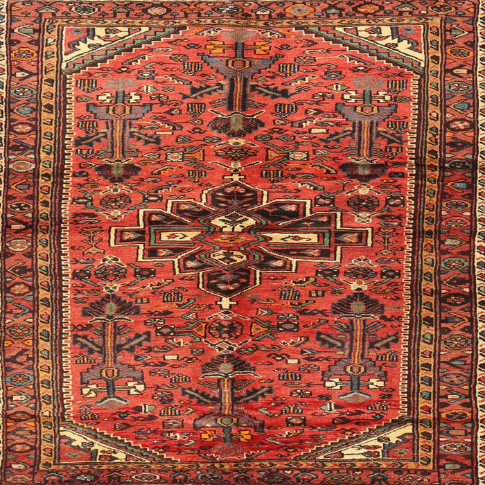 Square Traditional Red Persian Rug, tr4418