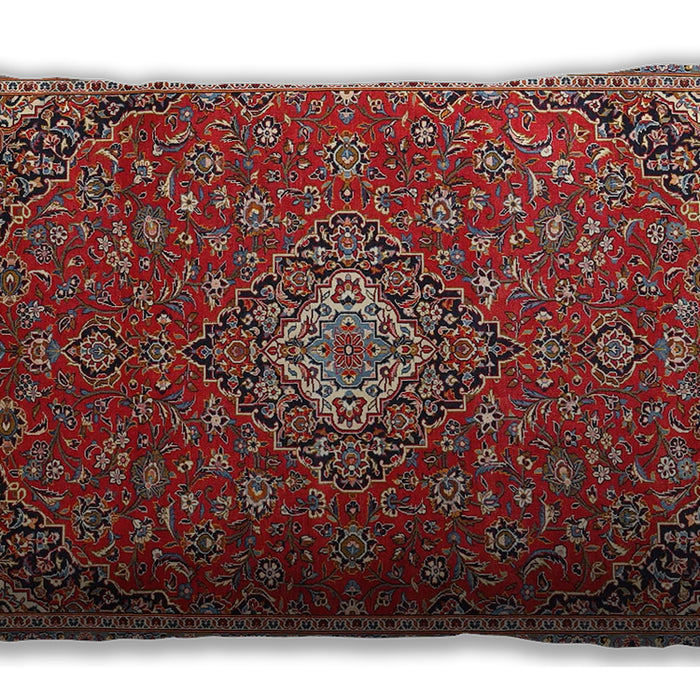 Traditional Classic Rectangular Orange Salmon Pink Lumbar Throw Pillow, 13 inch by 19 inch, lbtr4419