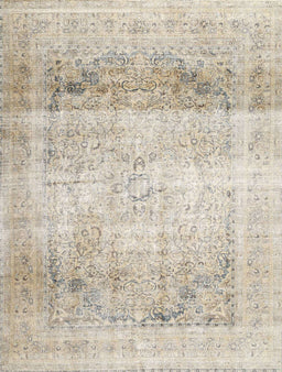 Machine Washable Traditional Light French Beige Brown Rug, wshtr4421