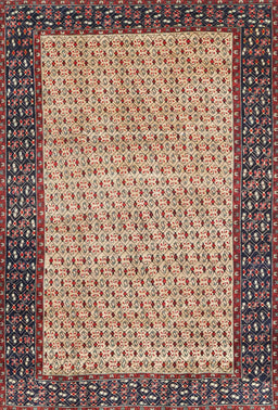 Machine Washable Traditional Vermilion Red Rug, wshtr4423