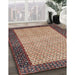 Machine Washable Traditional Vermilion Red Rug in a Family Room, wshtr4423