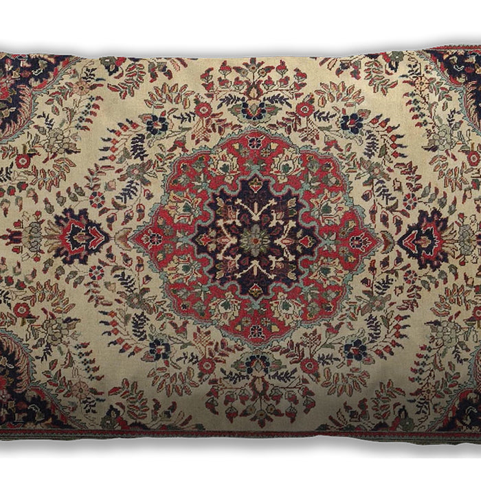 Traditional Classic Rectangular Chestnut Brown Lumbar Throw Pillow, 13 inch by 19 inch, lbtr4425