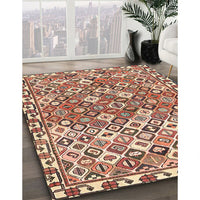 Traditional Brown Red Persian Rug, tr4426
