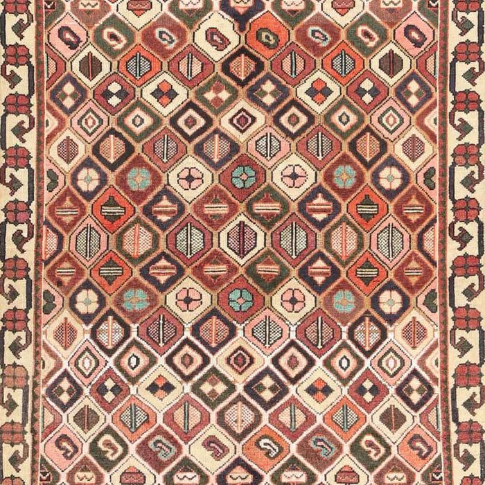 Traditional Brown Red Persian Rug, tr4426