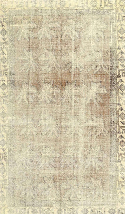 Machine Washable Traditional Gold Rug, wshtr4427