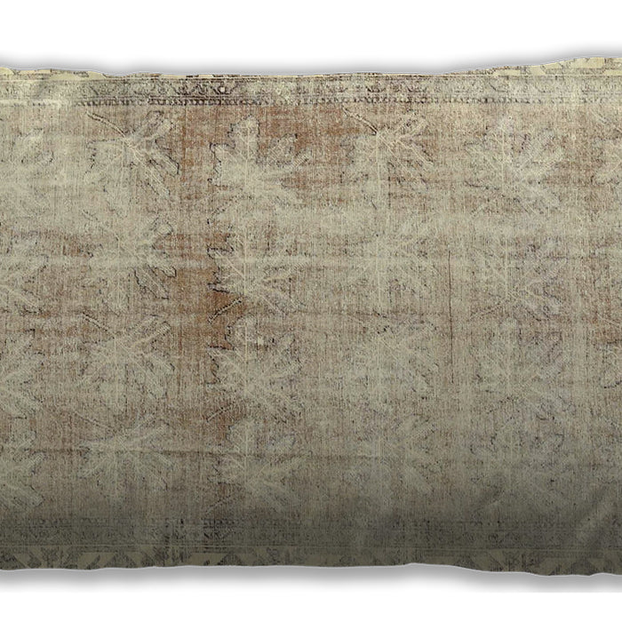 Traditional Classic Rectangular Golden Blonde Gold Lumbar Throw Pillow, 13 inch by 19 inch, lbtr4427