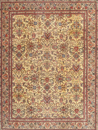 Machine Washable Traditional Mahogany Brown Rug, wshtr4433