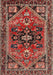 Traditional Saffron Red Persian Rug, tr4434