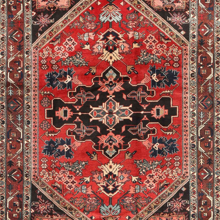 Traditional Saffron Red Persian Rug, tr4434