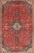 Traditional Red Medallion Rug, tr4437