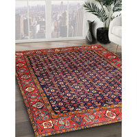 Traditional Rust Pink Persian Rug, tr4438