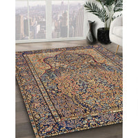 Traditional Dark Brown Persian Rug, tr4439
