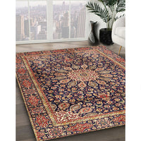 Traditional Light Copper Gold Persian Rug, tr4442