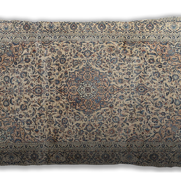 Traditional Classic Rectangular Desert Sand Beige Lumbar Throw Pillow, 13 inch by 19 inch, lbtr4446