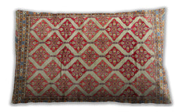 Traditional Classic Rectangular Brown Lumbar Throw Pillow, 13 inch by 19 inch, lbtr4450