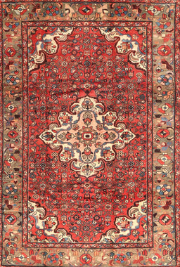 Machine Washable Traditional Sunrise Orange Rug, wshtr4454