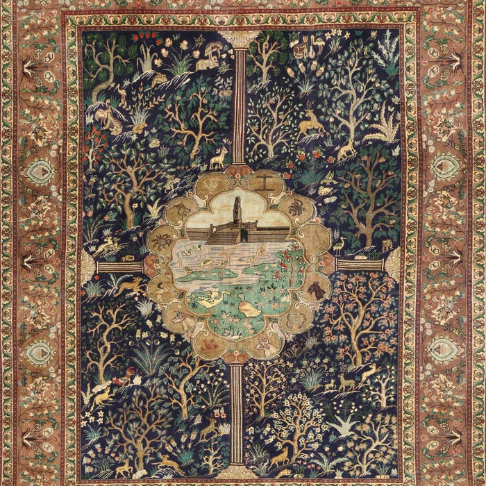 Traditional Bakers Brown Persian Rug, tr4456