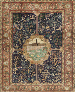 Machine Washable Traditional Bakers Brown Rug, wshtr4456