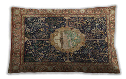 Traditional Classic Rectangular Bakers Brown Lumbar Throw Pillow, 13 inch by 19 inch, lbtr4456