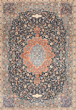 Machine Washable Traditional Brown Rug, wshtr4458