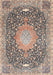 Traditional Brown Medallion Rug, tr4458