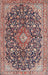 Machine Washable Traditional Tan Brown Rug, wshtr4460